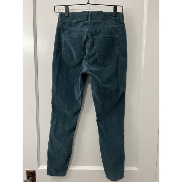 Boden Denim Women's Green Velvet Super Skinny Pants Size 6 Petite - Picture 2 of 8